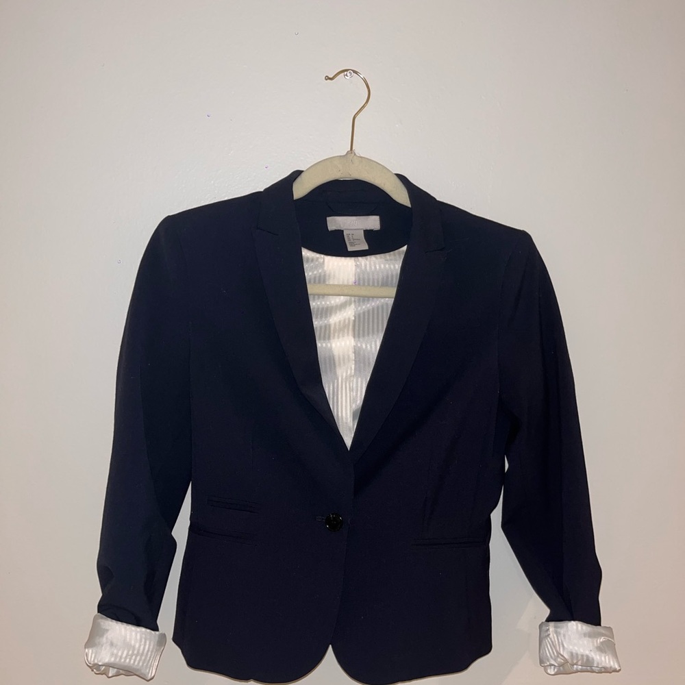 navy blue blazer